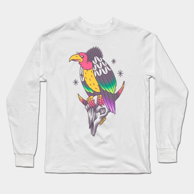 Vulture Long Sleeve T-Shirt by robchick